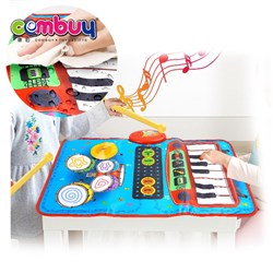 KB017760 KB017765 KB022632 KB022633 - Floor table game drum play gym toddler musical mat for kids